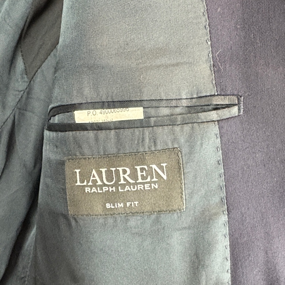 Lauren Ralph Lauren Slim Fit Wool Blazer | Timeless Modern Classic - Picture 6 of 11